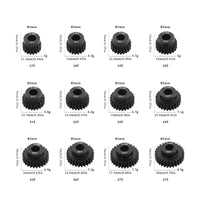 Model Car Motor Gear 0.6 Module 5mm Bore HSP 1:10 Modified Thick Shaft Motor Gear 17-28T Steel