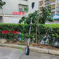 皮划艇 充气船塑料浆塑料船桨橡皮艇船浆 表演专用道具 铝杆桨长款128厘米 2支