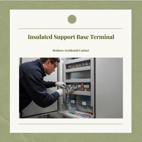 Copper screw terminal block for panels