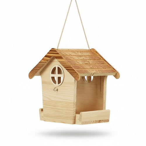 Bird Feeder with Hanging Rope Sturdy Bird House Feeder for Yard, Gardeners