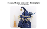 2 Pieces OB11 Doll Outfit Finely Crafted 1/12 BJD Clothes Fine Stitching witches Doll Outfit