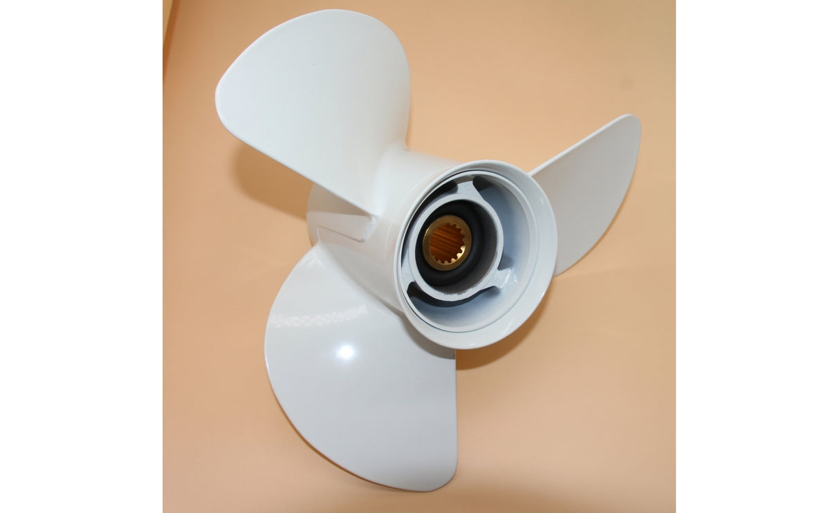 Propeller with 15 Splines Aluminum Alloy Outboard Engine Propeller Splined Hardware for Boaters