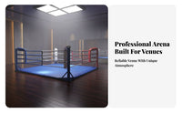 Boxing Arena Heavy Duty Construction Muay Thai Training Arena Competition Standard All-Around Fighting Stage for Fighting Artists, Professionals