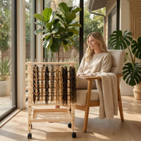 Hair Display Stand Multi-Peg Hair Display Rack Portable for Beauty Salons