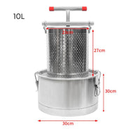 Stainless Steel Honeycomb Press Easy to Clean Beekeeping Beeswax Presser