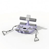 Sit-up Assistant with Resistance Bands Low-Profile Suction Cup Sit-up Assistance Foam-Padded Abdominal for Beginners, Home Gym, Apartment
