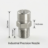 Flat Nozzle, Stainless Steel Spray Nozzles, High Pressure Cleaning Nozzle, Dust Removal Spray Tip, I - Image 10