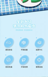 儿童防侧翻泳圈双气囊防呛水游泳手臂浮圈装备可爱卡通宝宝救生圈