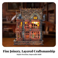 Touch-Sensitive DIY Wooden House Kit