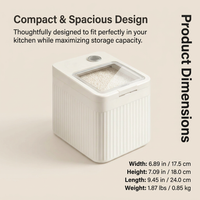 Rice Storage Container with Lid, Airtight Grain Storage Bucket, Cereal Dispenser #variant:10 jin (5kg) with measuring cup