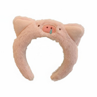Girls' Headband, Soft Elastic, Coral, Makeup, Spa