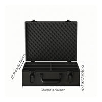 Trading Card Storage Case with Handle Multi-Compartment Graded Card Case Aluminum for Collectors, Trading Cards