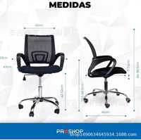 PP Mesh Back and Armrest for Office Chair