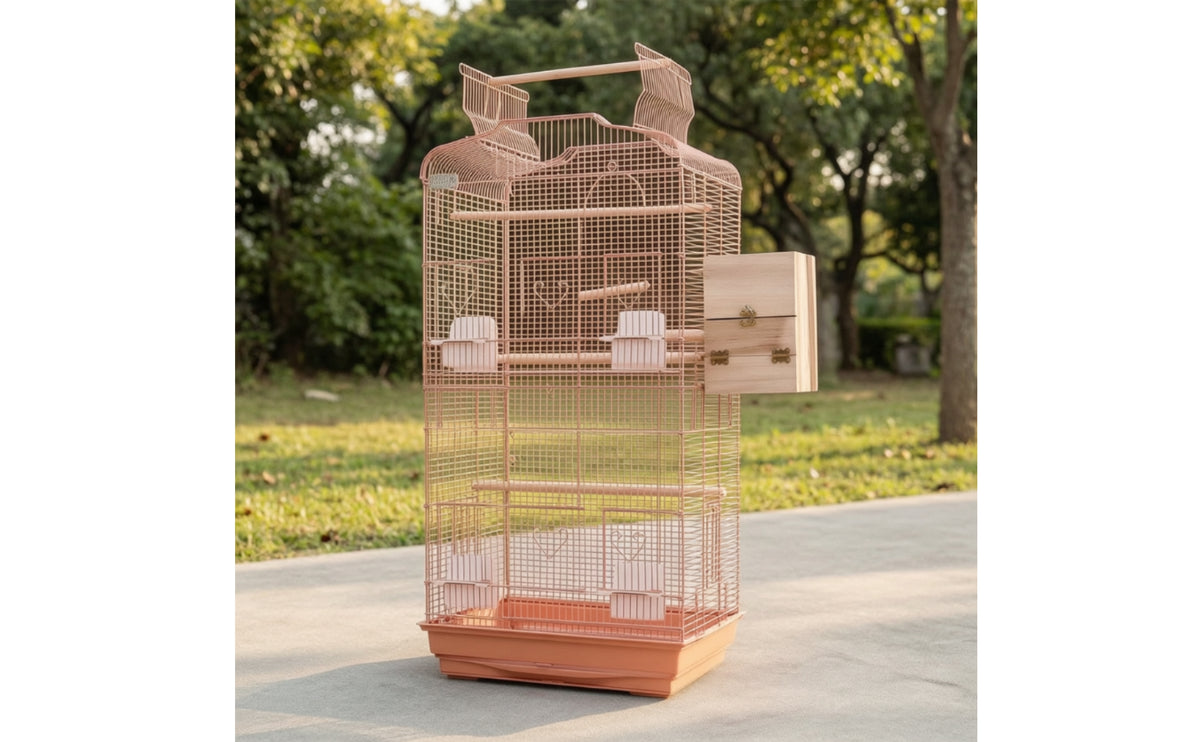 Bird Cage with Pull-out Tray Large Tall Avian Habitat Cage Sturdy for Breeding