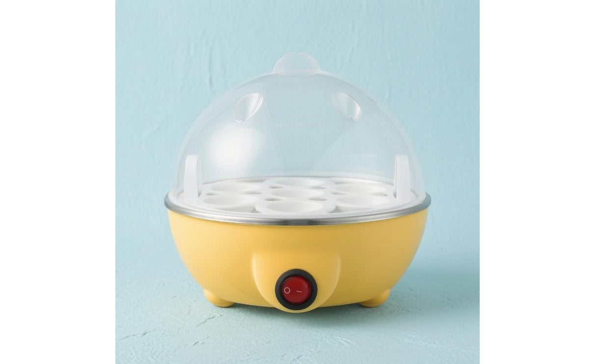 Compact Design Single-Layer Egg Cooker Transparent Lid Electric Egg Cooker One-Button