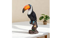 Toucan Figurine Garden Feel Bird Ornament Colorful for Balcony