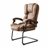Reclining Sled Base Chair Adjustable Office Furniture Heavy-Duty for Executives