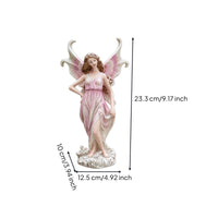Resin Fairy Statue Butterfly Appendages Fairy Figurine Detailed Design