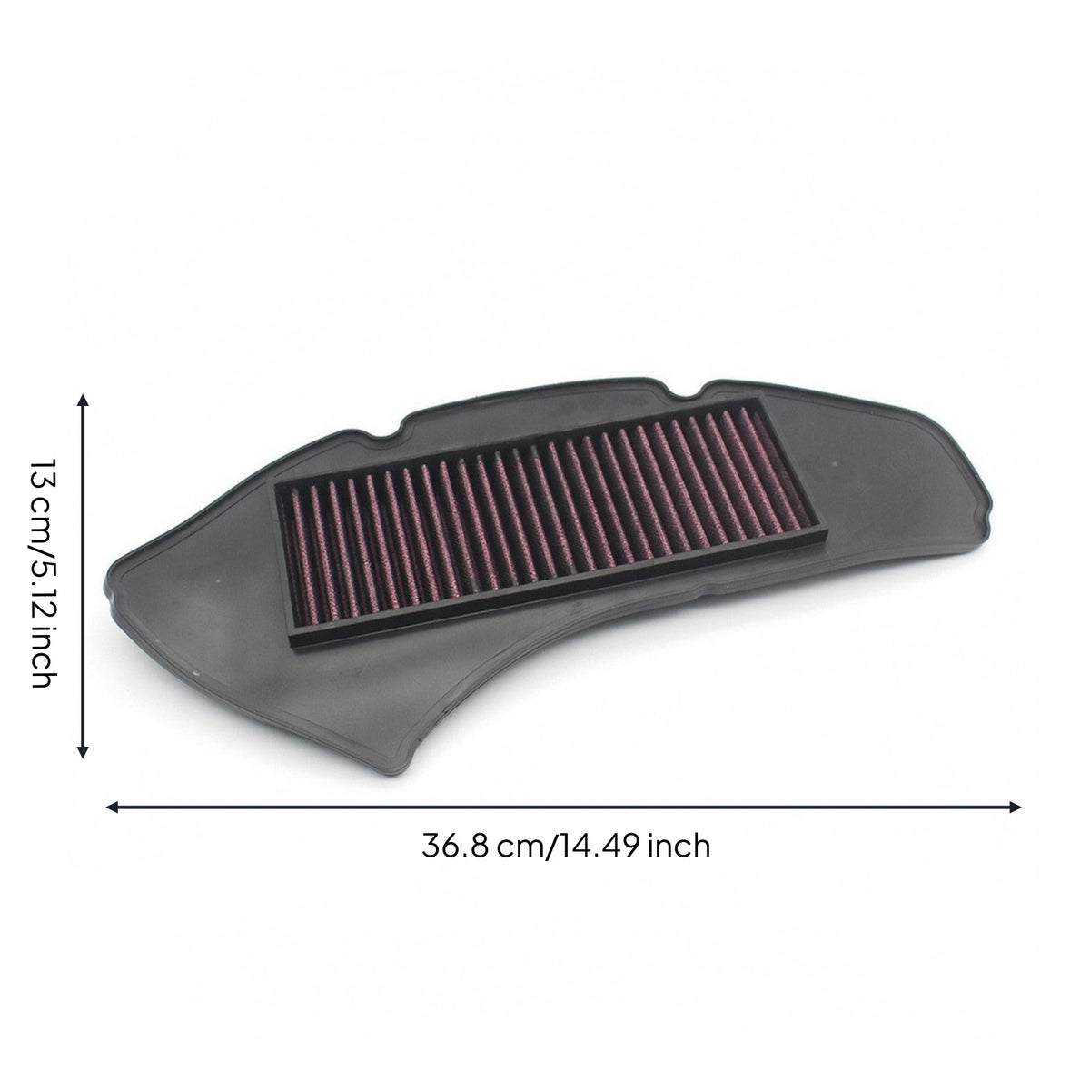 Washable Air Filter Reusable Replacement Air Filter Component Pleated Easy to Clean for Commuters, Daily Commuting