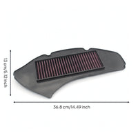 Washable Air Filter Reusable Replacement Air Filter Component Pleated Easy to Clean for Commuters, Daily Commuting