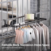 Bunk Bed Rail Organizer Multi-Functional Hanging Rack Sturdy and Stable for children