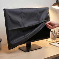 Oxford Cloth Dustproof Monitor Cover for Desktop PC LCD Screens - Waterproof & Light-Blocking