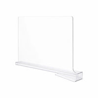 8 Pcs Acrylic Shelf Dividers, Separator for Wardrobe, Transparent Shelf Dividers for Closet, Bedroom Storage Shelf Dividers