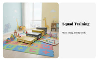 4 Pieces Stackable 4-Level Foam leap Box Adjustable Height Soft Play Set Anti-Slip Surface Training Blocks Colorful for Preschoolers, Home Gym Users, Fitness fans, leaping Exercises, Daycare Center, School