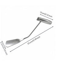 2 Pieces Stainless Steel Garden Multi-Purpose Metal Planting Scoop