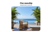 4 Pieces 4-Piece Woven Sofa Collection Weather-Resistant Outdoor Furniture Deep Seating Sturdy Construction for Terrace, Balcony