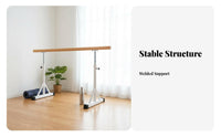 Freestanding Dance Barre Non-Slip Feet Freestanding Dance Bar Stable Design Portable Dance Bar for Dancers, Beginners