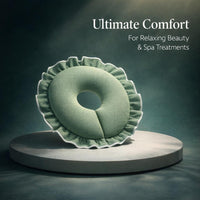 Massage Face Pillow Headrest for Facial Treatments, Washable Beauty Salon Face P #variant:Green