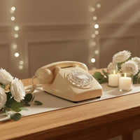 DIY Audio Guestbook Phone Voice Recording Rotary Phone Guestbook Easy to Use for Couples, Brides, Wedding, Party, Event