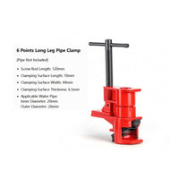 Threaded Pipe Clamp Head Hand-Tightening Glue-up Clamp Quick-Lock Tool Sturdy for Woodworkers