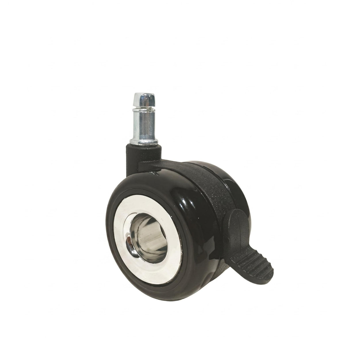 Quiet Hushed Swivel Caster Noise Reducing Nylon Chair Caster Fluid Rolling Chair Wheel Set Universal Fit
