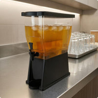 Beverage Dispenser Black Upright Beverage Dispenser Commercial Self-Service Drinkware