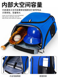 Large Capacity Multi-Sport Backpack for Baseball, Hockey, and Golf