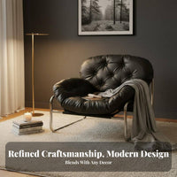 Framed Armchair Signature aesthetic Z-Frame Armchair centurycentury-1900s Modern Minimalist Aesthetic for Living Room, Office
