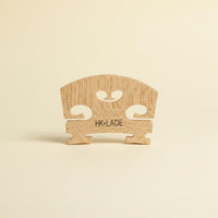 Violin Bridge Handmade Maple Violin Bridge Finely Polished Musical Instrument Part for Luthiers, Music Students