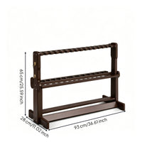 Floor Standing Pool Cue Rack Multifunctional Furniture Organized for Game Room