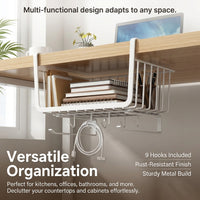 Cabinet Metal Pantry Paper Towel Holder, Sleek Dispensing Roll for Kitchen, Double Mount Aluminum for Homeowners, Keeps Countertops Clutter-Free