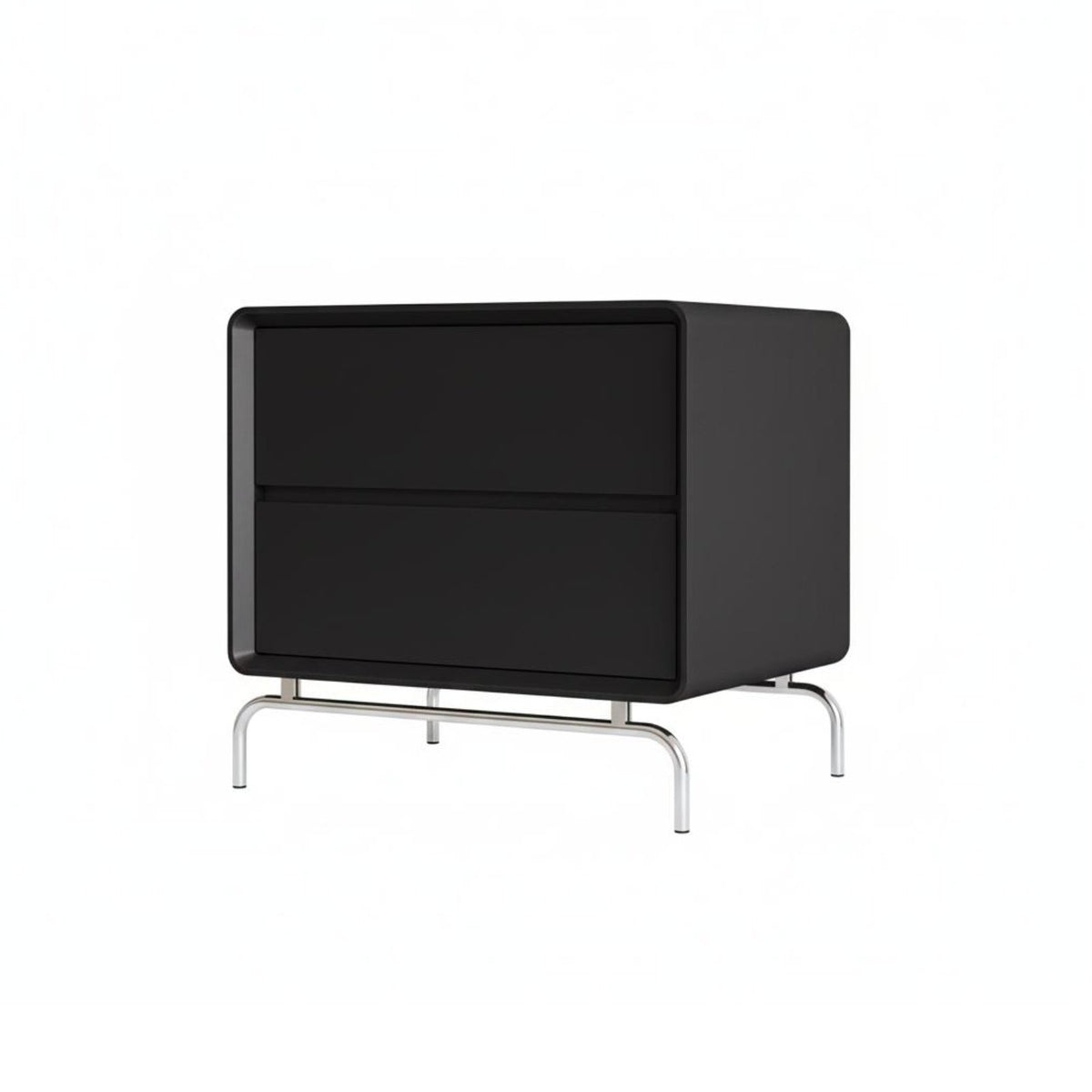 2-Drawer Minimalist Nightstand Waterproof and Stain-Proof for Homeowners, Adults