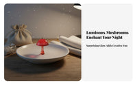 Resin Mushroom Pendants Glow in the Dark Resin Mushroom Charm DIY Accessory for Crafters, Keychain Making