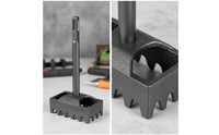 Accurate Square Hole Cutter Serrated Electrical Box Cutout Tool Clean-Cut Electrical Box Cutter Efficient for Electricians, Renovation Contractors, Masonry Cutting