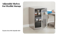 Single-Door Locker Lockable Single Door Locker Rust-Proof for School, Homeowners