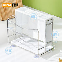 Kitchen Knife Holder Organizer with Chopstick Rest and Cutting Board Slot