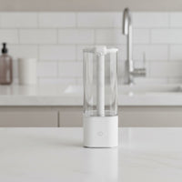 Automatic Soap Dispenser Cordless Motion-Activated Soap Dispenser Transparent for Washroom, Kitchen