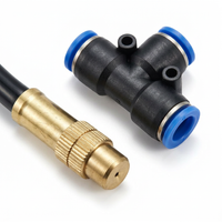 Misting Cooling System Adjustable Nozzle, Misting Cooling System Misting, Coolin #variant:5/8 inch, 5 meter set