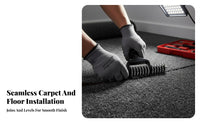 Creates Seamless Finish Carpet Seam Roller Efficient Adhesion Toothed Carpet Roller Heavy Duty Ergonomic Handle for Professional Installers, Flooring Contractors, DIYers, Floor Installation, Home Improvement, Job Sites, Commercial Areas
