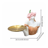 Entryway Key Tray Space Saving Decorative Storage Tray Sturdy Build for Hallway